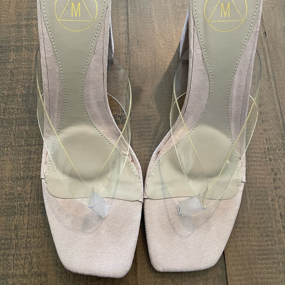 Clear heels